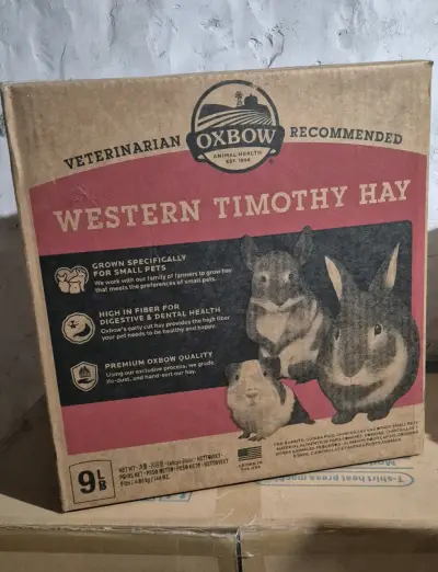 Caja Heno Oxbow Western Timothy para mascotas - miniatura 1