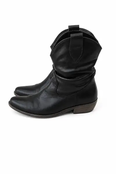 Botas vaqueras negras - miniatura 1