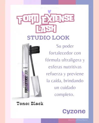 Rímel Forti Extense Lash Cyzone - miniatura 1
