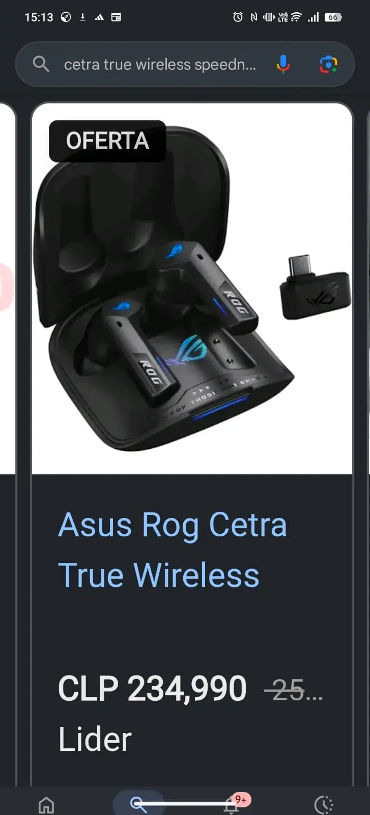 Audífonos inalámbricos ROG negros - 3