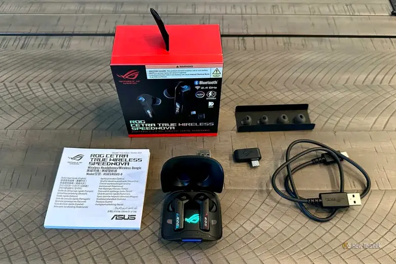 Audífonos inalámbricos ROG negros - 4