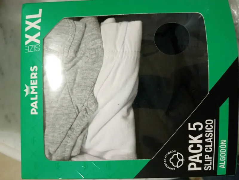 Pack de 5 Slips Clásicos XXL