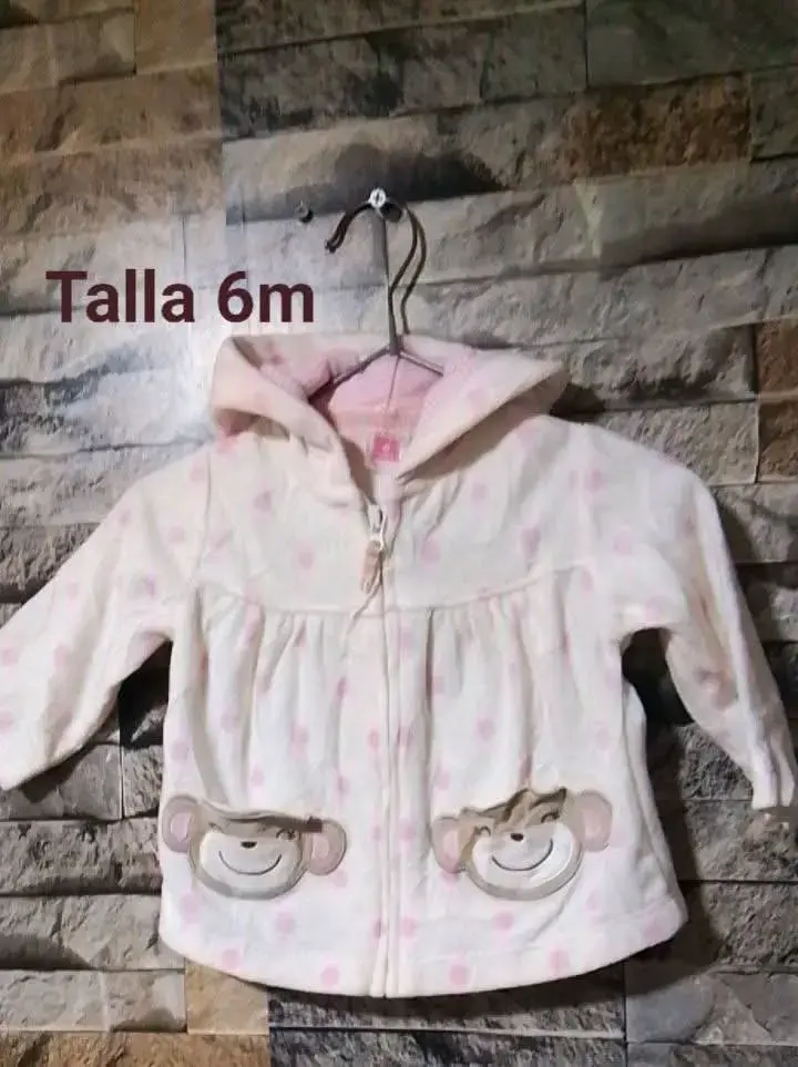 Chaqueta bebé con capucha 6m