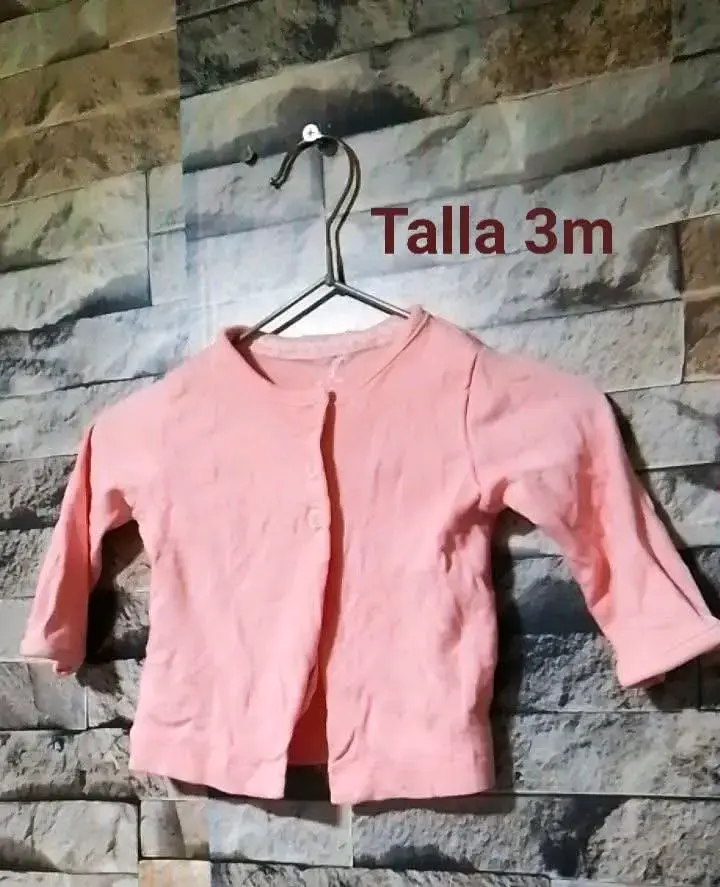 Chaleco rosa para bebé