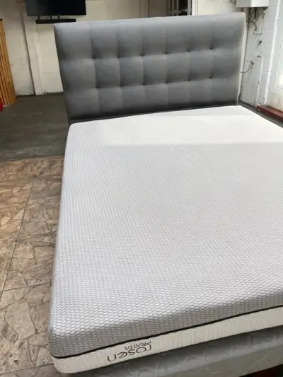 Cama de dos plazas con colchón - miniatura 3