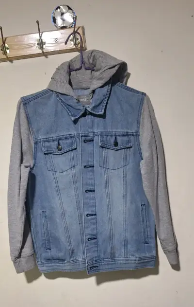 Chaqueta plumón azul oscuro - miniatura 2
