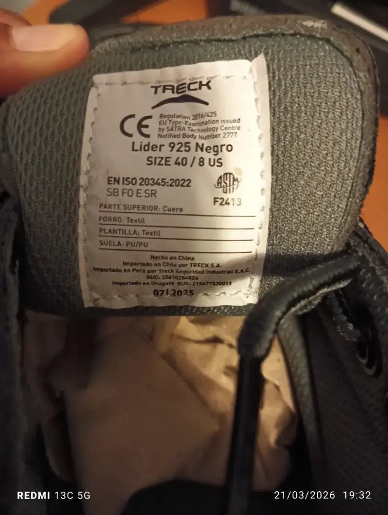 Zapatos de seguridad negros T-rex - 5