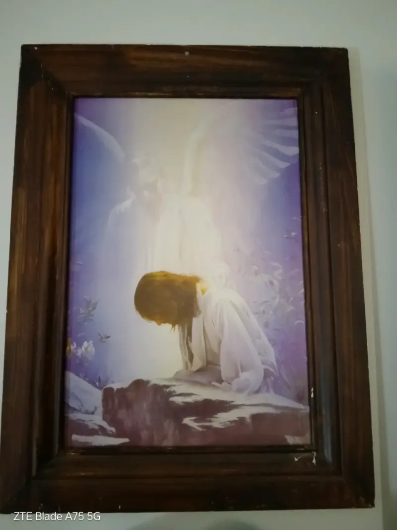 Cuadro de Jesús orando