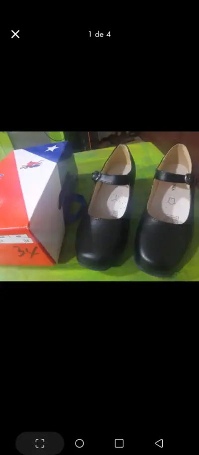 Zapatos de cueca negros talla 34 - miniatura 1