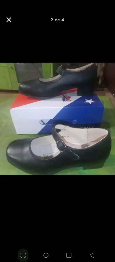 Zapatos de cueca negros talla 34 - miniatura 3
