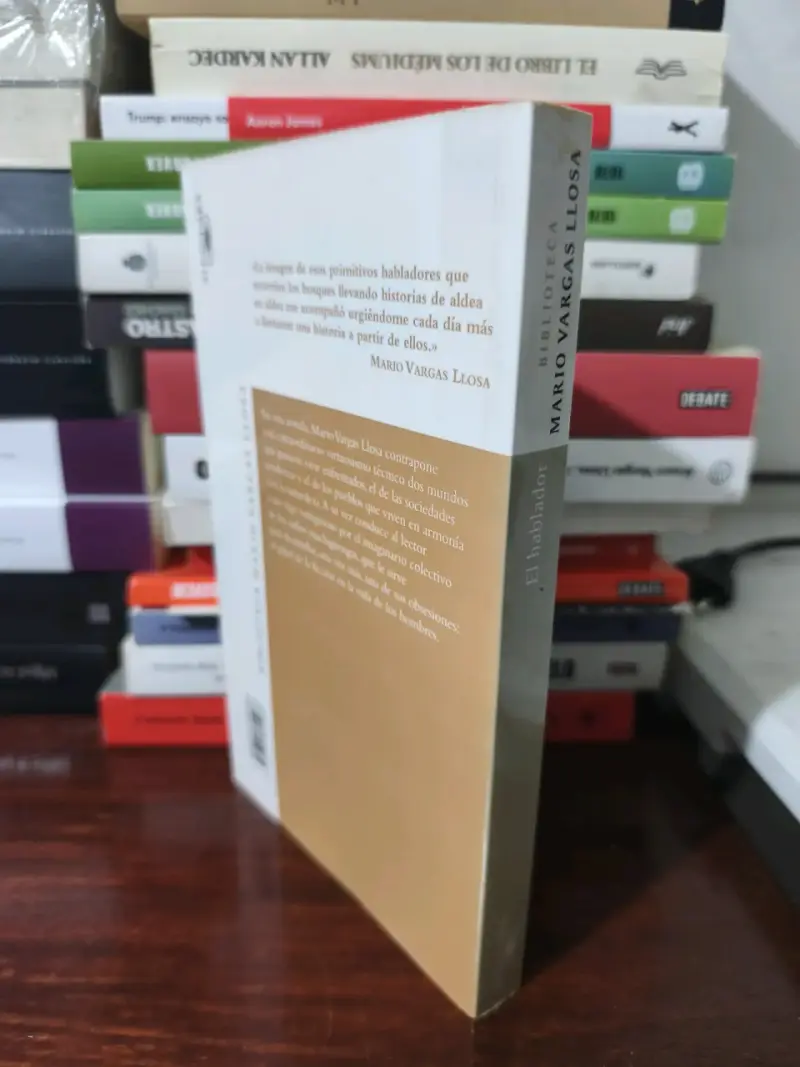 Libro 'El hablador' Vargas Llosa - 3