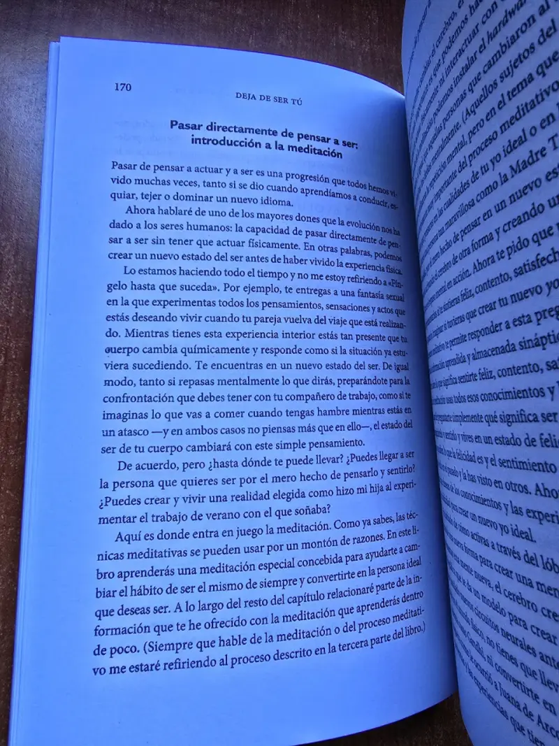 Libro 'Deja de ser tú' de Joe Dispenza - 3