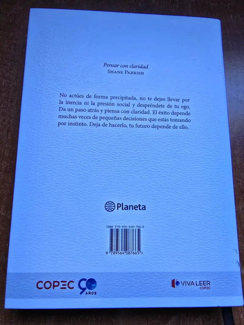 Libro 'Pensar con Claridad' Shane Parrish - 2