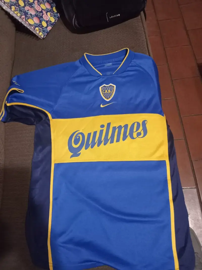 Camiseta Boca Juniors final Intercontinental 2001 - 1