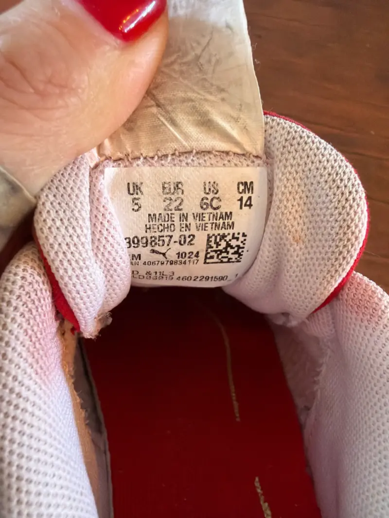 Zapatillas rojas Puma para niños - 3