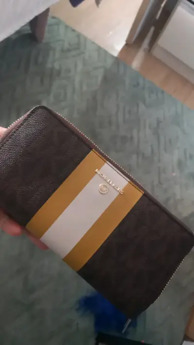 Billetera Michael Kors marrón - miniatura 1