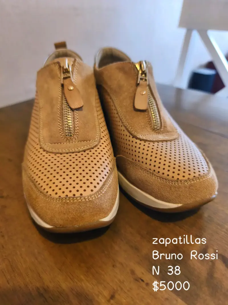 Zapatillas Bruno Rossi beige - 1