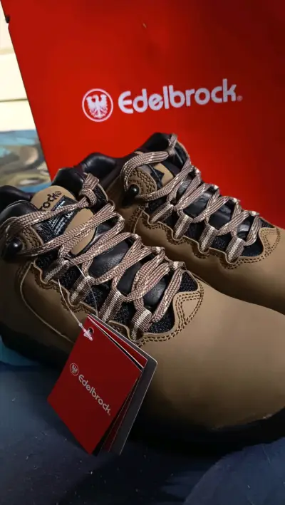 Botas de seguridad Edelbrock marrones - miniatura 1