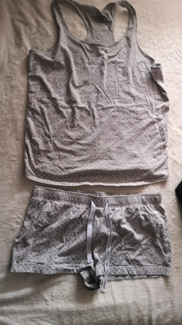Pijama gris claro Calvin Klein