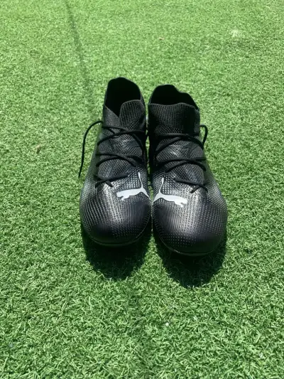 Zapatos de fútbol Negro Puma - miniatura 3