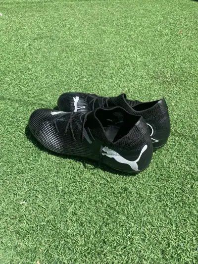 Zapatos de fútbol Negro Puma - miniatura 4