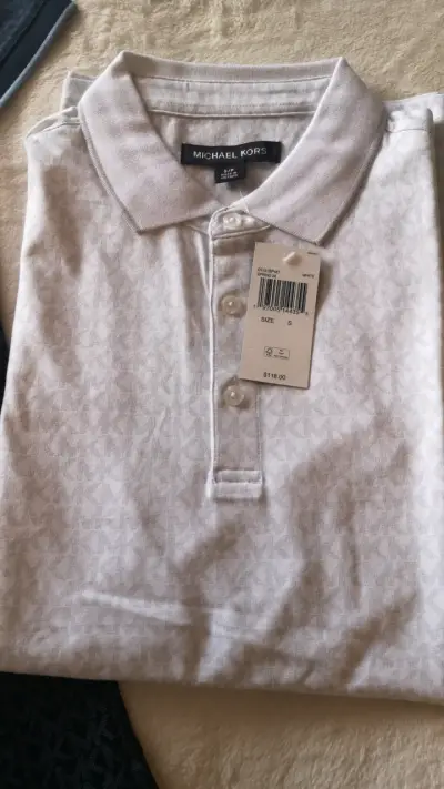 Polera polo blanca Michael Kors - miniatura 1