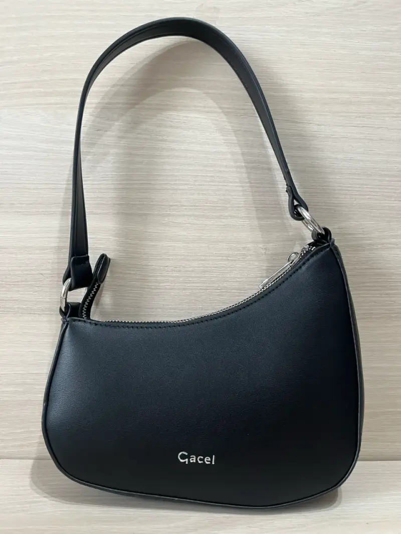 Cartera negra con strass Gacel - 2