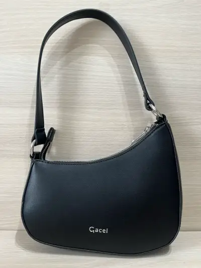 Cartera negra con strass Gacel - miniatura 2