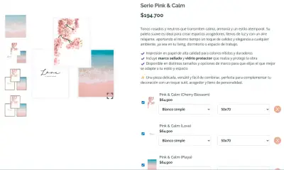 Set de tres cuadros decorativos - miniatura 2