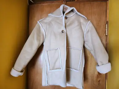 Abrigo beige con chiporro - miniatura 3