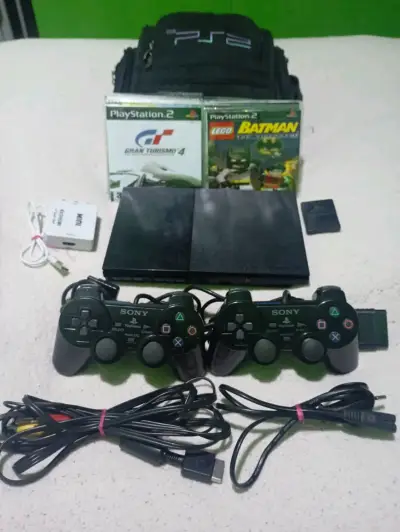 Consola PlayStation 2 con juegos - miniatura 1