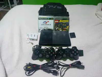 Consola PlayStation 2 con juegos - miniatura 2