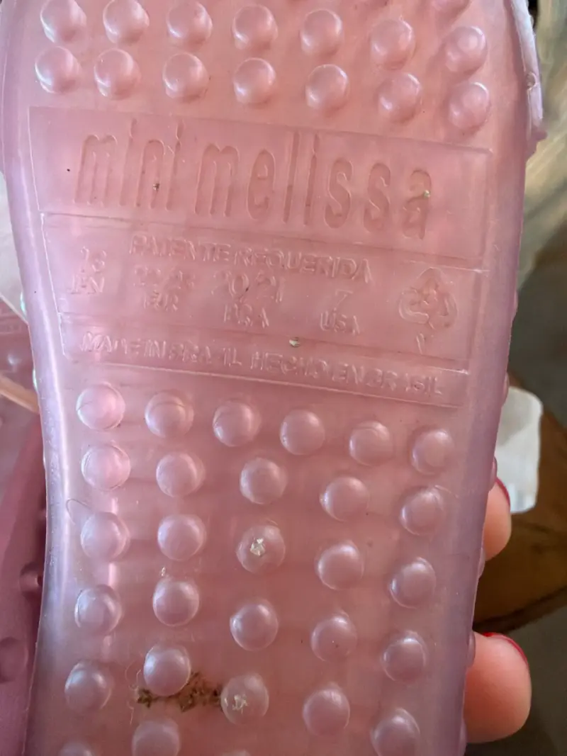 Zapatillas Mini Melissa rosas para niña - 3