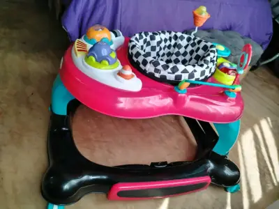 Andador de bebé colorido +asiento de bebé - miniatura 2