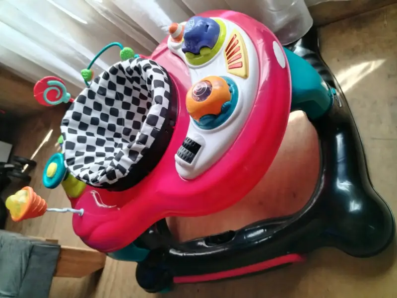 Andador de bebé colorido +asiento de bebé - 4