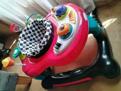 Andador de bebé colorido +asiento de bebé - miniatura 4