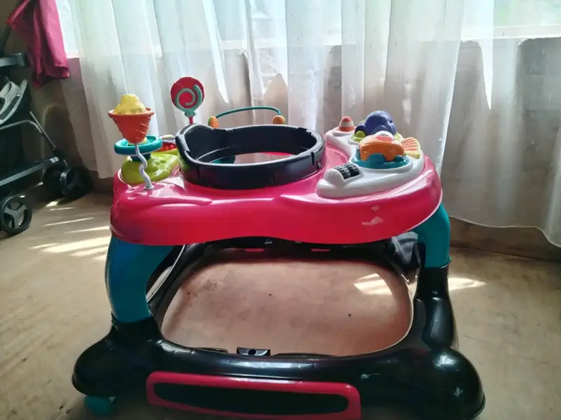Andador de bebé colorido +asiento de bebé - 6