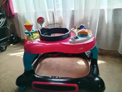 Andador de bebé colorido +asiento de bebé - miniatura 6
