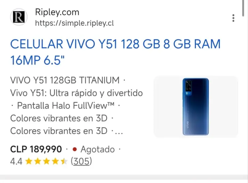 Celular Vivo y51 - 3