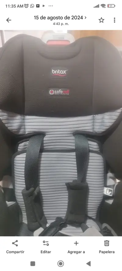 Silla de auto Britax gris - miniatura 2