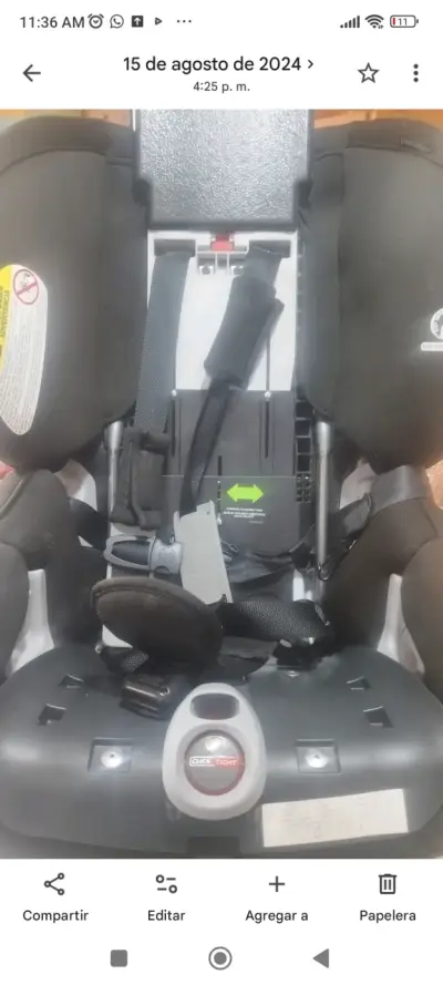 Silla de auto Britax gris - miniatura 6