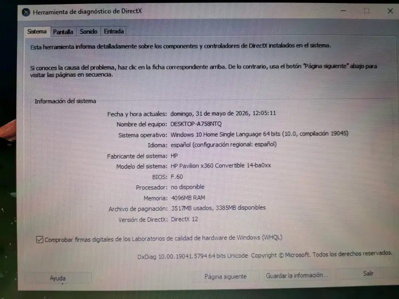 Laptop HP Pavilion 15.6 pulgadas - 6