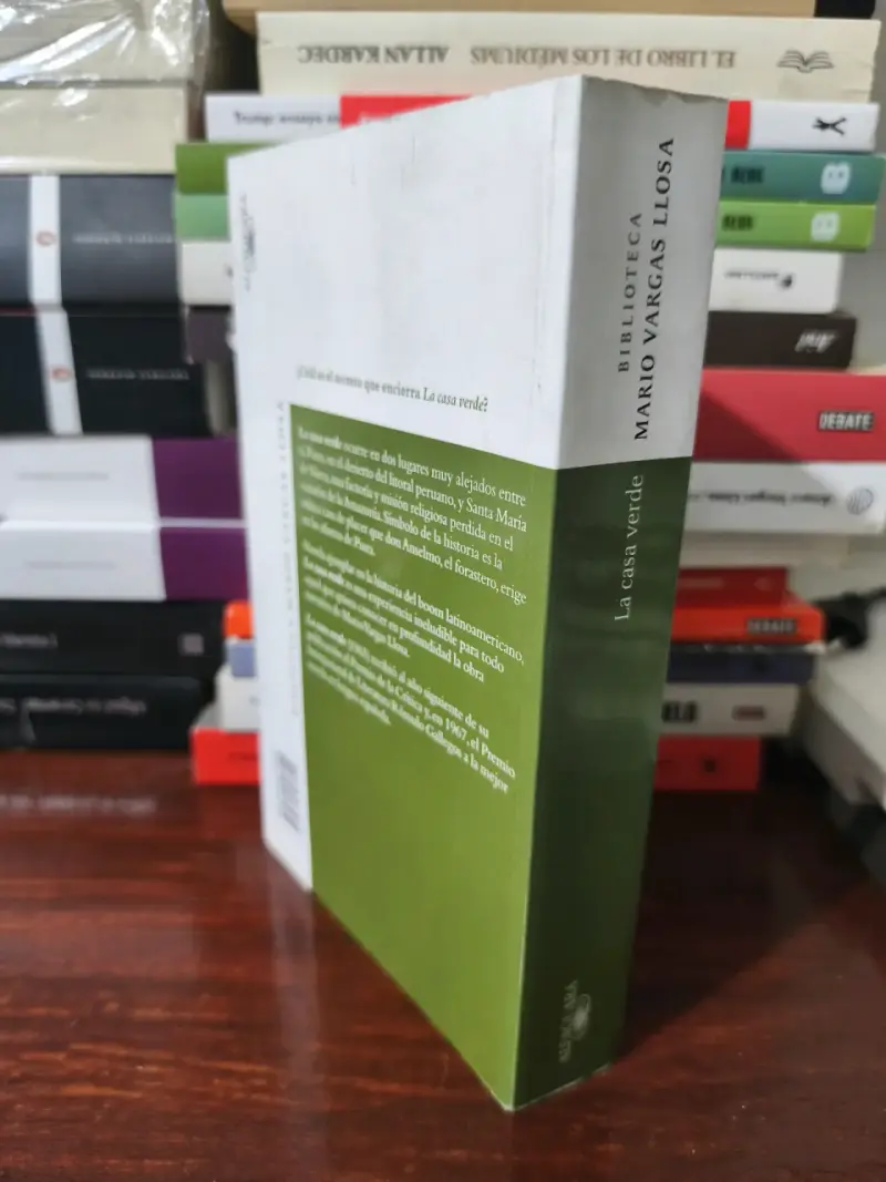 Libro La Casa Verde - Vargas Llosa - 3
