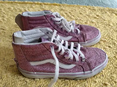 Zapatillas rosas con brillo - miniatura 1