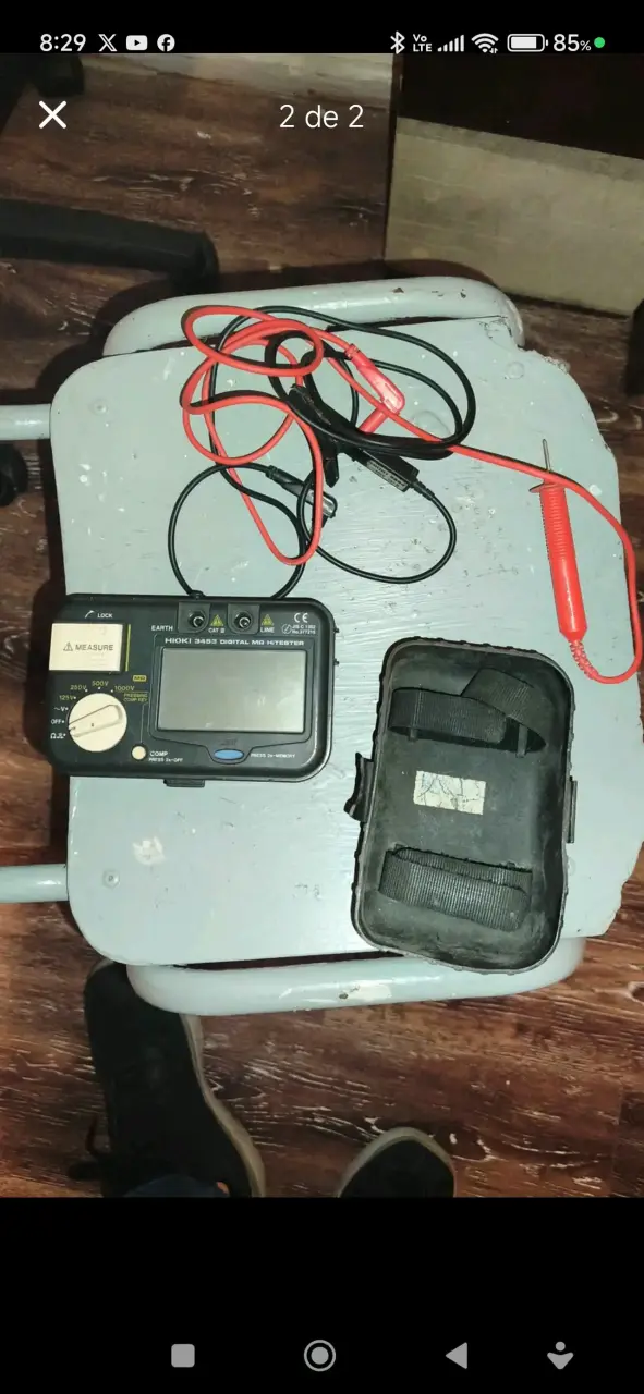 Medidor de resistencia digital Hioki 3453 (Meyer) - 2