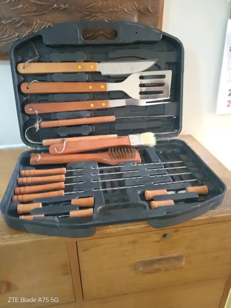 Set de utensilios para parrilla