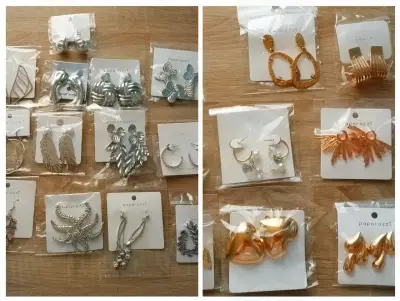 Aros de acero hipoalergénico 👌y circones - miniatura 3