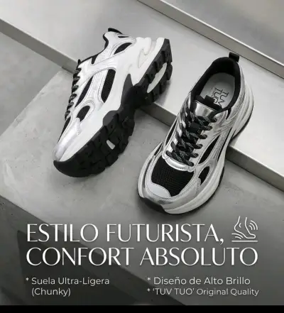 Zapatillas chunky futuristas - miniatura 1