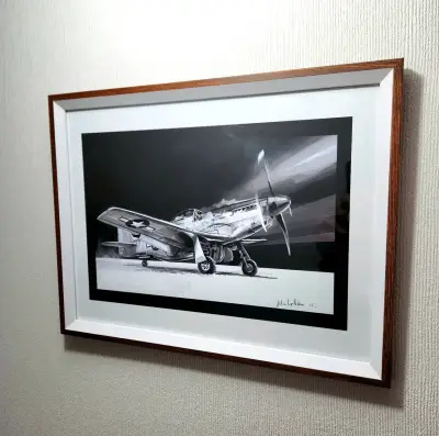 Cuadro de aviones enmarcado - miniatura 2