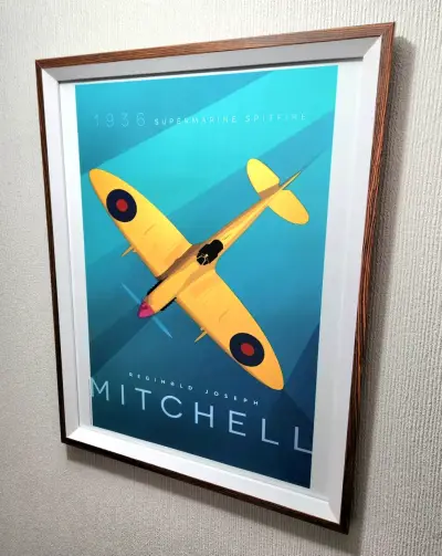 Cuadro de aviones enmarcado - miniatura 3
